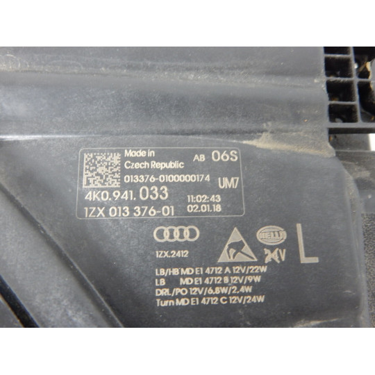 Комплект передних фар AUDI A6 4K0941033 2019-2022