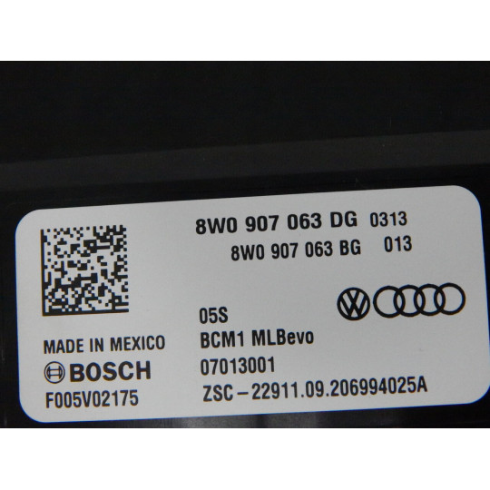 Блок комфорта AUDI SQ5 8W0907063DG 2016-2022