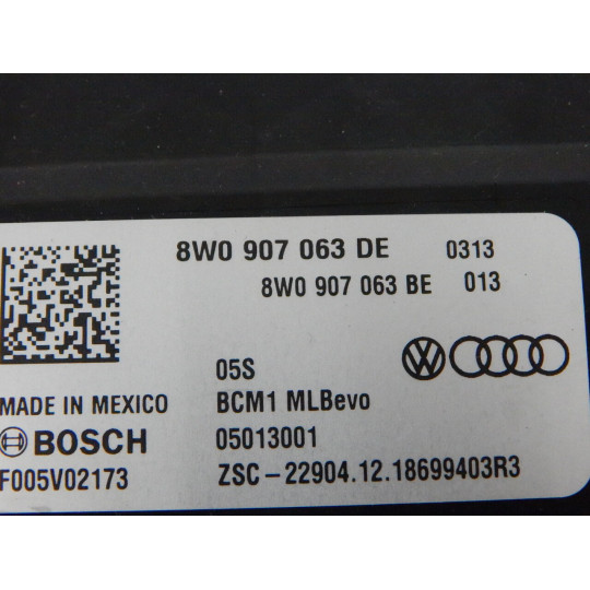 Блок комфорту AUDI A4 8W0907063DE 2016-2022