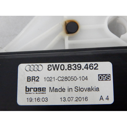 Механизм стеклоподъемника задний правый AUDI A4 8W0839462 2016-2022