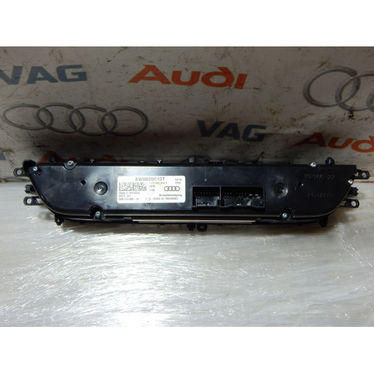 Панель керування кліматконтролем AUDI A4 8W0820043T 2016-2020