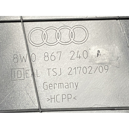 Обшивка салона правой стороны AUDI A4 8W0867240A 2016-2022