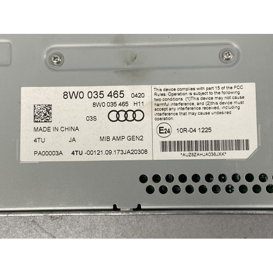 Підсилювач аудіосистеми AUDI A4 8W0035465 2016-2022