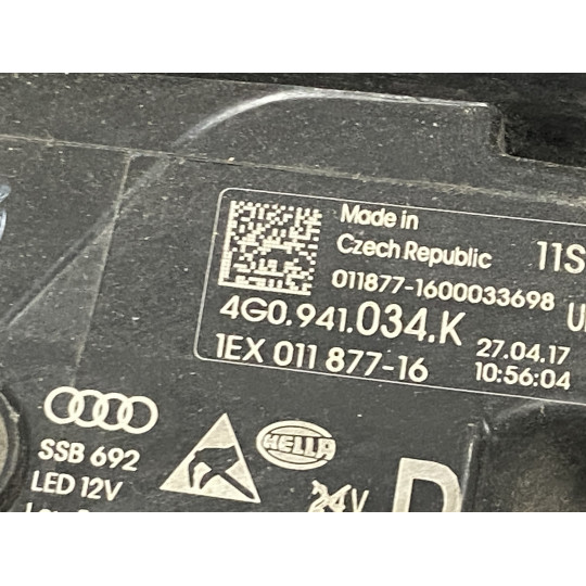 Передняя правая фара FULL LED (дефект) AUDI A6 4G0941034K 2011-2022