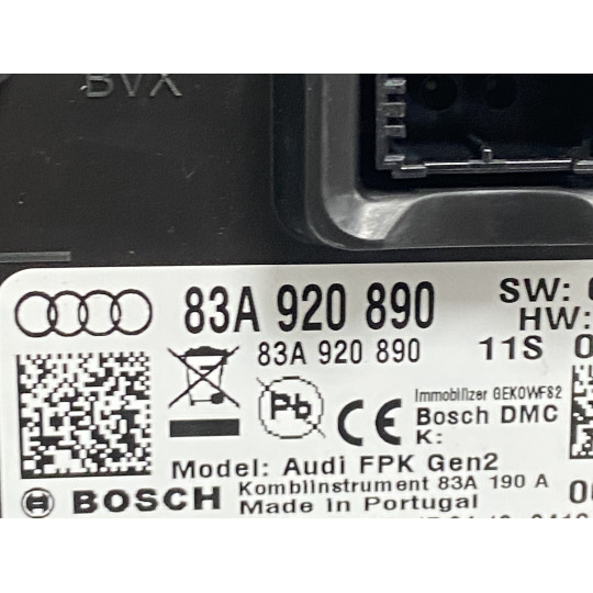 Щиток приборов AUDI Q3 83A920890 2019-