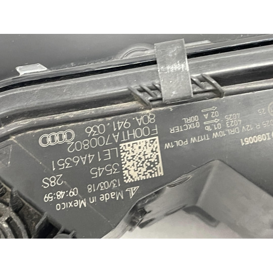 Комплект передних фар AUDI Q5 80A941036 80A941035 2016-2022