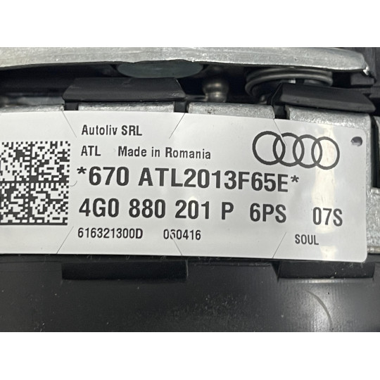 Подушка безопасности в руль AUDI A6 4G0880201P 2011-2018