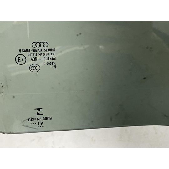 Стекло задней правой двери 19 год AUDI Q5 80A845206A 2016-2022