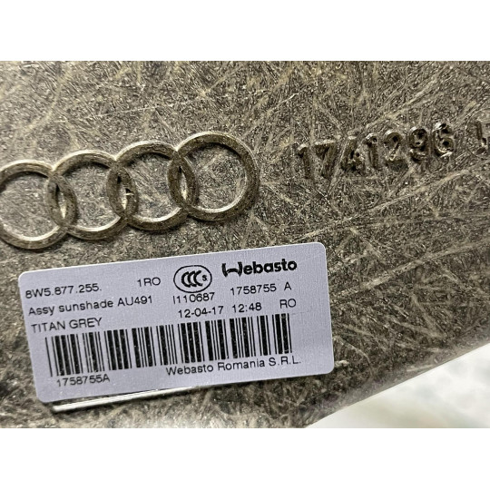 Солнцезащитная шторка люка AUDI A4 8W5877255 2016-2022