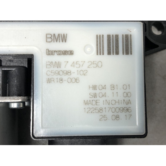 Передний левый моторчик стеклоподъемника BMW X3 G01 51337457250 2017-