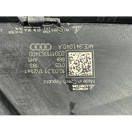 Передняя правая фара AUDI E-Tron 4KE941782A 4KE941040A 2019-