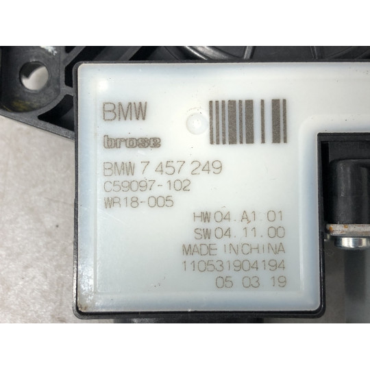 Передний правый моторчик стеклоподъемника BMW X3 G01 51337457249 2017-