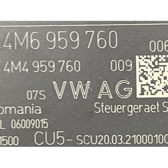 Блок управления сиденьем AUDI E-Tron 4M6959760 2019-