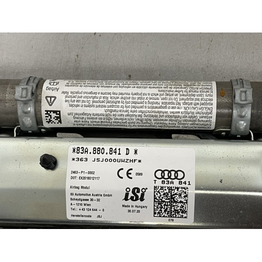 Колінна подушка безпеки AUDI Q3 83A880841D 2019-