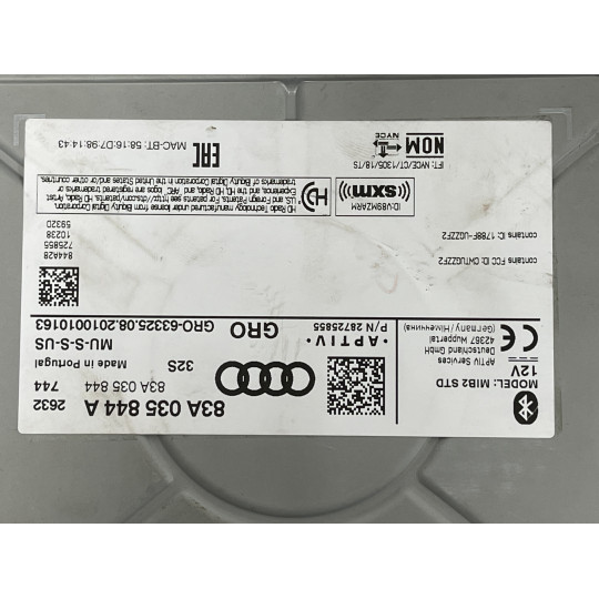 Центральний блок керування AUDI Q3 83A035844A 2019-