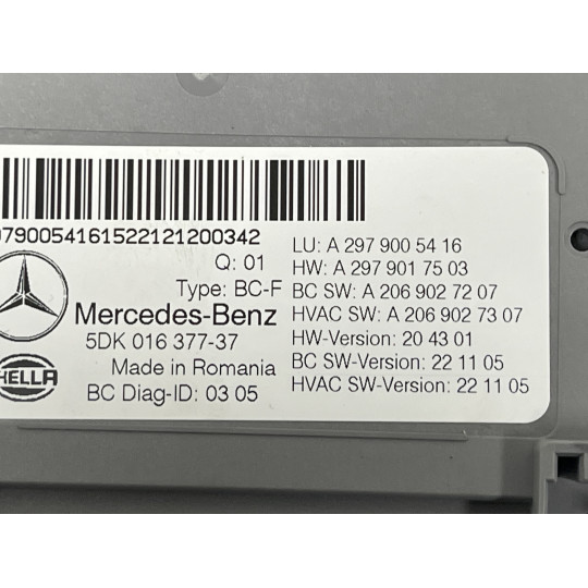 Блок комфорту BCM Mercedes EQE 53   A2979005416 2022-