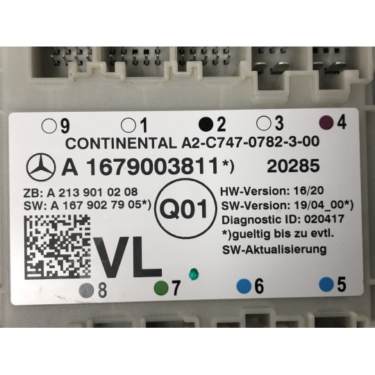 Блок керування дверима передній лівий Mercedes eSprinter Panel Van W910 A1679003811 2020-