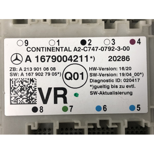 Блок керування дверима передній правий Mercedes eSprinter Panel Van W910 A1679004211 2020-