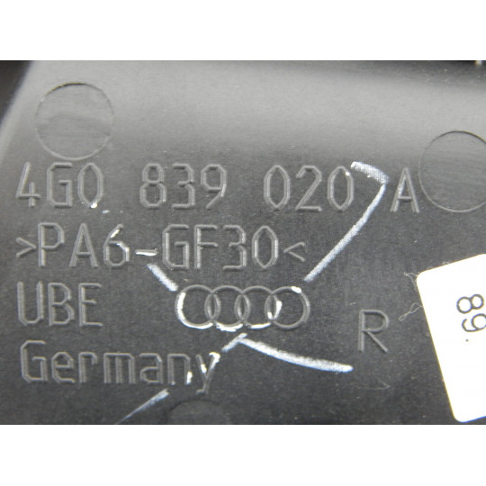 Внутренняя ручка дверей задняя правая AUDI A6 4G0839020A 2011-2018