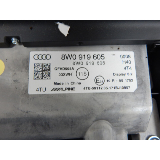 Дисплей бортового компьютера AUDI A4 8W0919605 2016-2022