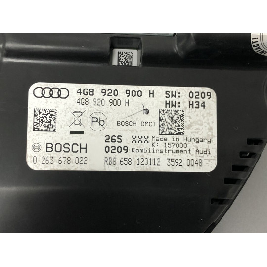 Щиток приборов 2.0 TFSI AUDI A6 4G8920900H 2011-2014